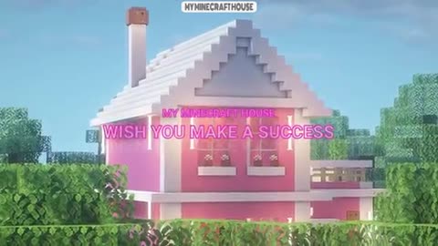 Minecraft Build Pink House