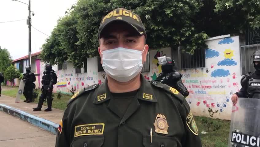 Presos se amotinaron este jueves en las celdas transitorias de Barrancabermeja