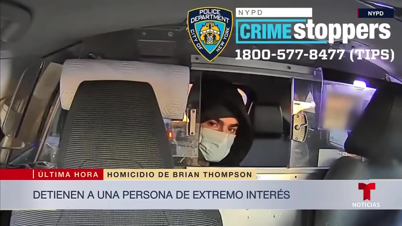 Identifican a "persona de extremo interés" arrestada por la muerte de Thompson | Noticias Telemundo