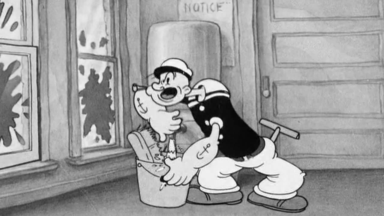 Popeye the Sailor - 1937x01 - The Paneless Window Washer