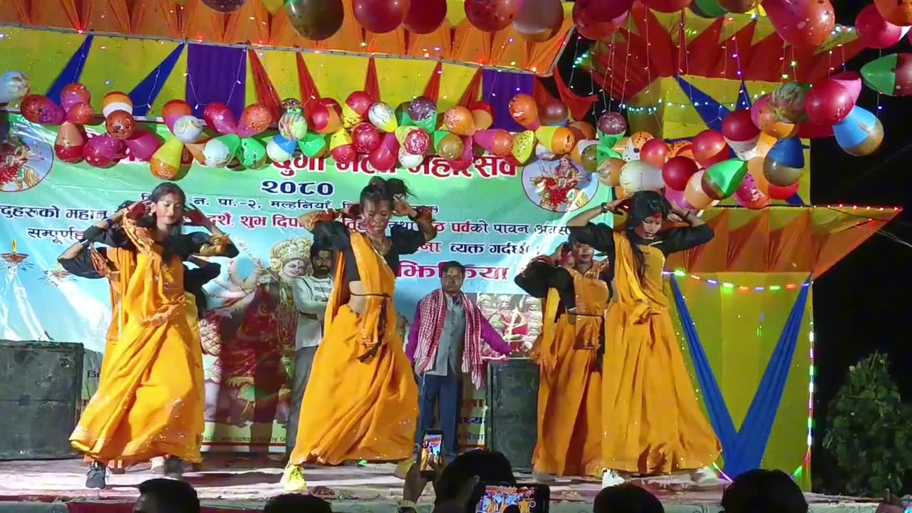 2023 dasera Jhijiyaa group dance in non Jhijiyaa song