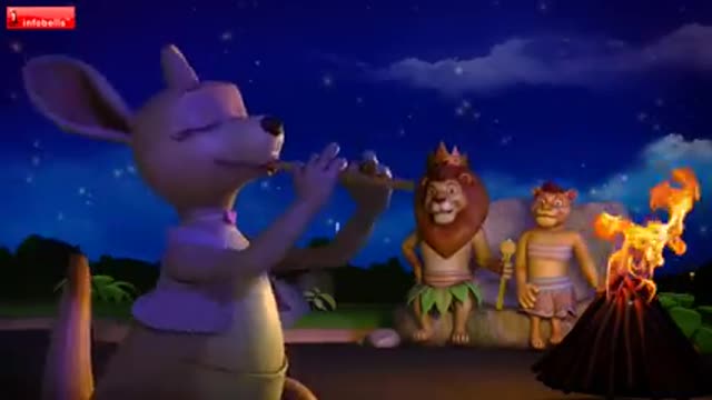 Animal_Dance_with_Lion,_Tiger_&_Elephants_Cartoon Video_|Infobells