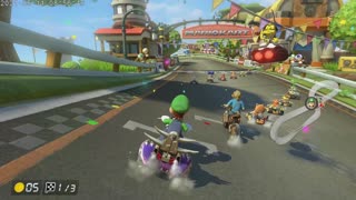 Mario Kart 8 Deluxe Switch Luigi Part 5 Mario Circuit