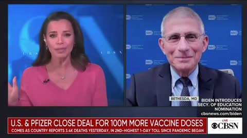 Fauci the dumbest liar about his own Jab