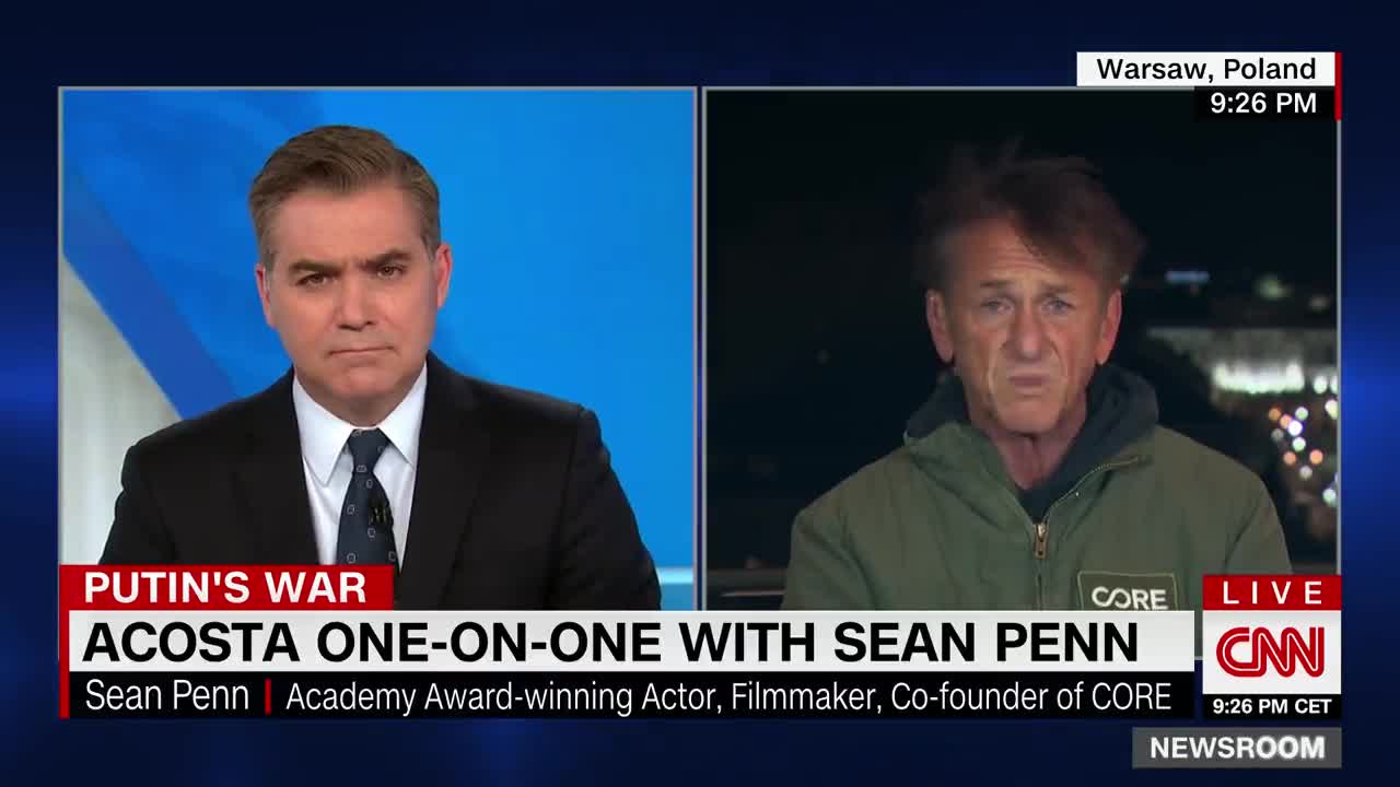 Actor Sean Penn Announces He Will 'Smelt' His Awards If Zelensky Isn't Invited to the Oscars