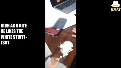 Suspicious substance on Zelensky's desk