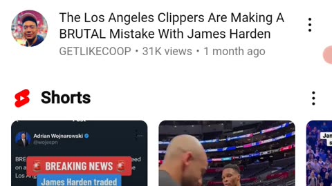 I was right about harden and the clippers All the tv social media shills are trash