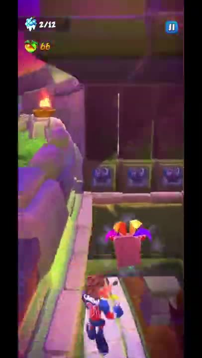 Hockey Crash Bandicoot Skin Gameplay - Crash Bandicoot: On The Run! #Shorts #crashontherun