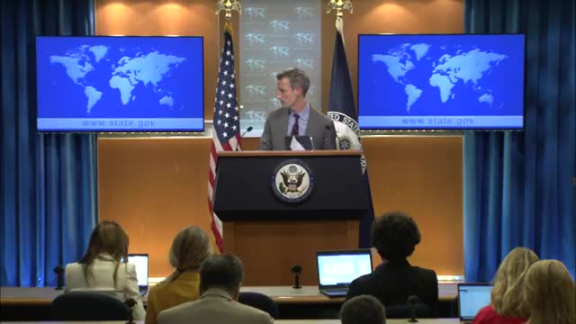 Spokesperson Ned Price leads the Department Press Briefing, at the Department of State, on September 13, 2022