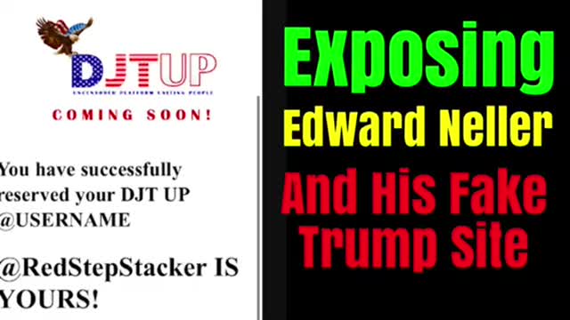 BUSTED! Fake TRUMP SITE