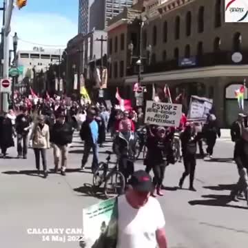 Calgary Alberta protest