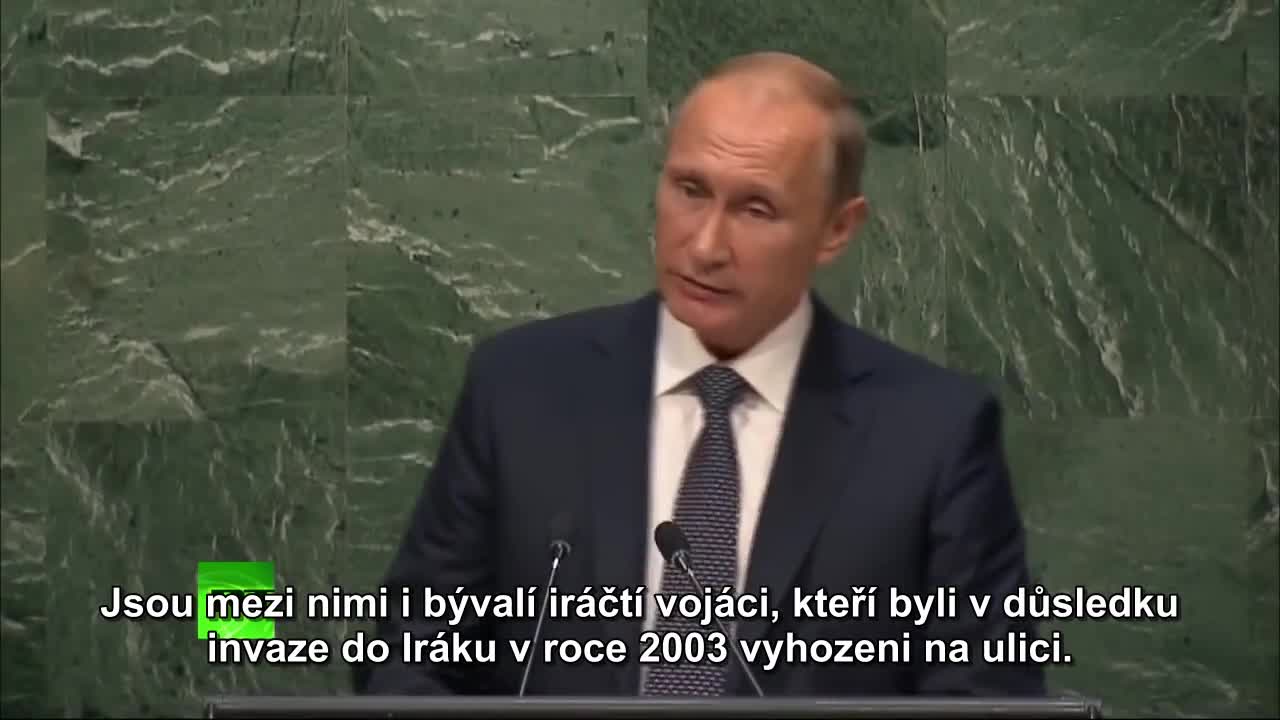 Projev Vladimira Putina na 70. zasedání VS OSN - 28.09.2015 Titulky CZ