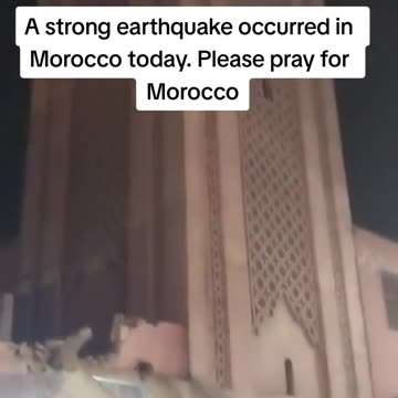 An Earthquake struck in Moroco 9 September