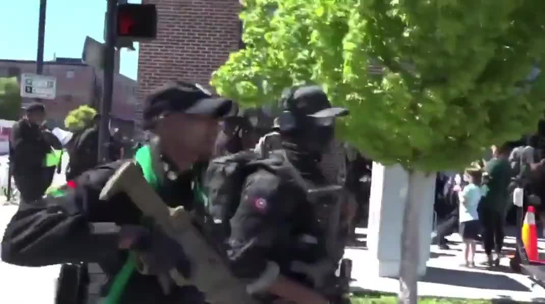 Armed Black Nationalist Militia Chants 'Our Streets, Our Land In Tulsa