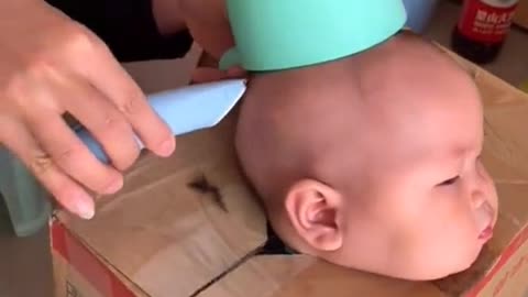 Baby trick new for hair cuts