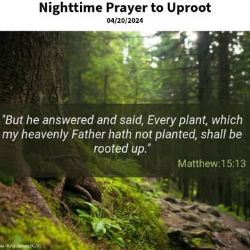 Nighttime Prayer to Uproot #youtubeshorts #grace #jesus #mercy #faith #fyp #bless #trust #love #joy