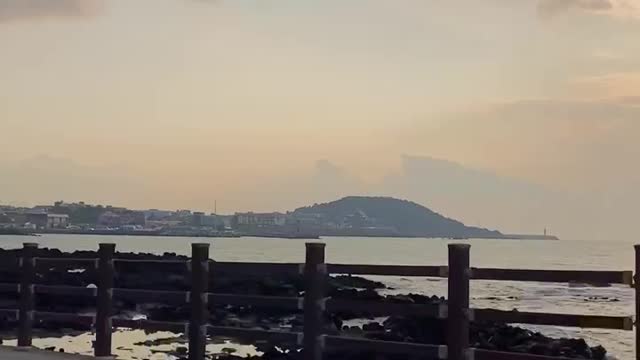 The sunset of Jeju