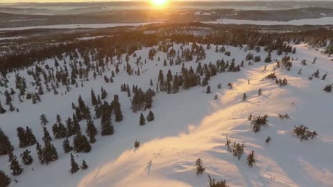 So spectacular Aerial Shot Of Sunset