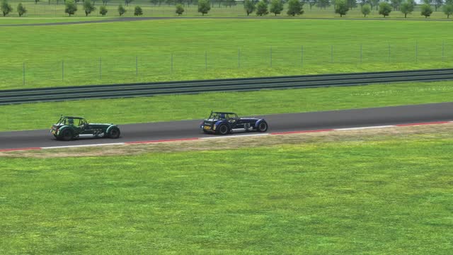 rFactor 2 S397 Caterham 7 Academy Cars - Practice Lapts -at New Jersey Motorsport Park - Lightning