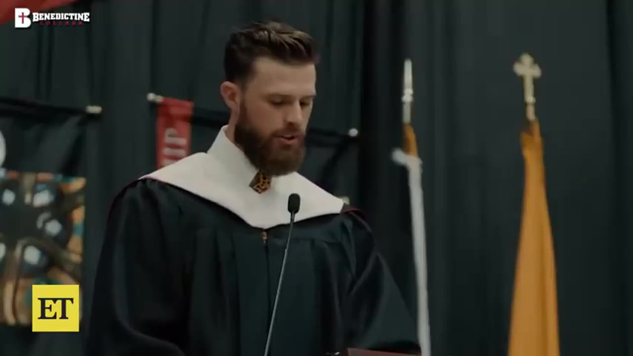 Travis Kelce REACTS to Harrison Butker's Commencement Speech