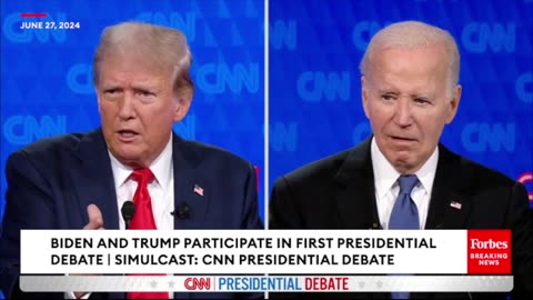 'Joe Could Be A Convicted Felon!'- Trump Roasts Biden At Presidential Debate