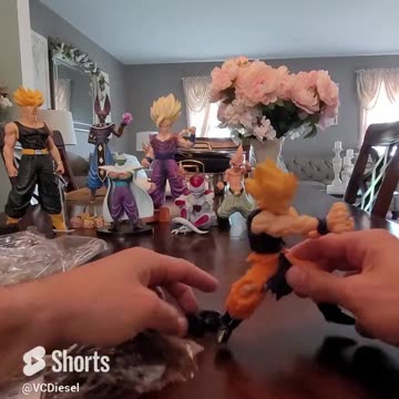 TEMU SMALL SSJ GOKU KAMEHAMEHA REVIEW