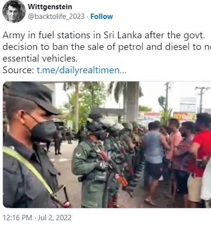 Digital ID QR Code Now Required To Access Gas Pumps In Sri Lanka coming to Europe soon