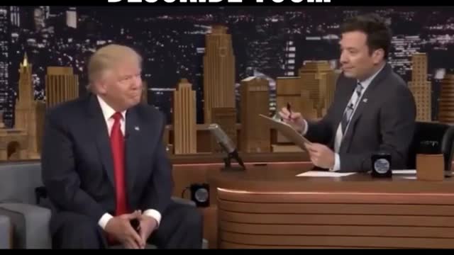 Strange question to ask Trump