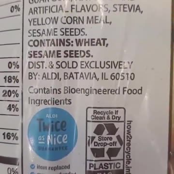 Aldi supermarkets in the U.S. are selling food that "contains bioengineered food ingredients"