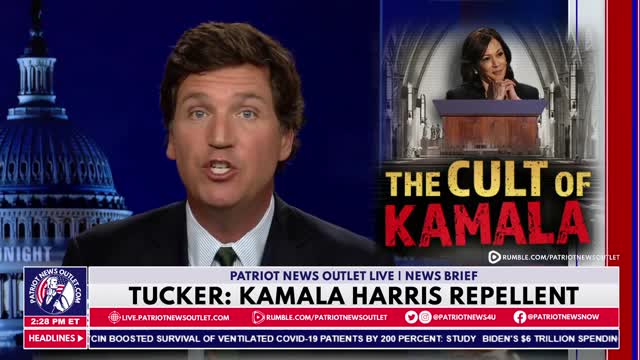 Patriot News Outlet | News Brief | Tucker Toasts 🔥 Kamala Harris 🔥