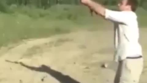 Firing A Rifle Like A Pistol