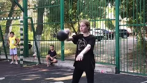 Strong girl