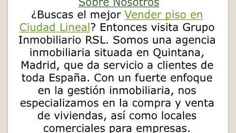 Consigue el mejor vendedor de piso en Ciudad Lineal