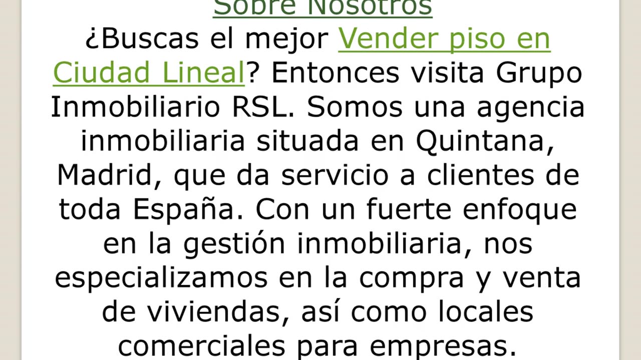 Consigue el mejor vendedor de piso en Ciudad Lineal