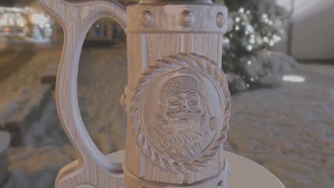 Upcoming 3D Print - Santa Tavern Stein