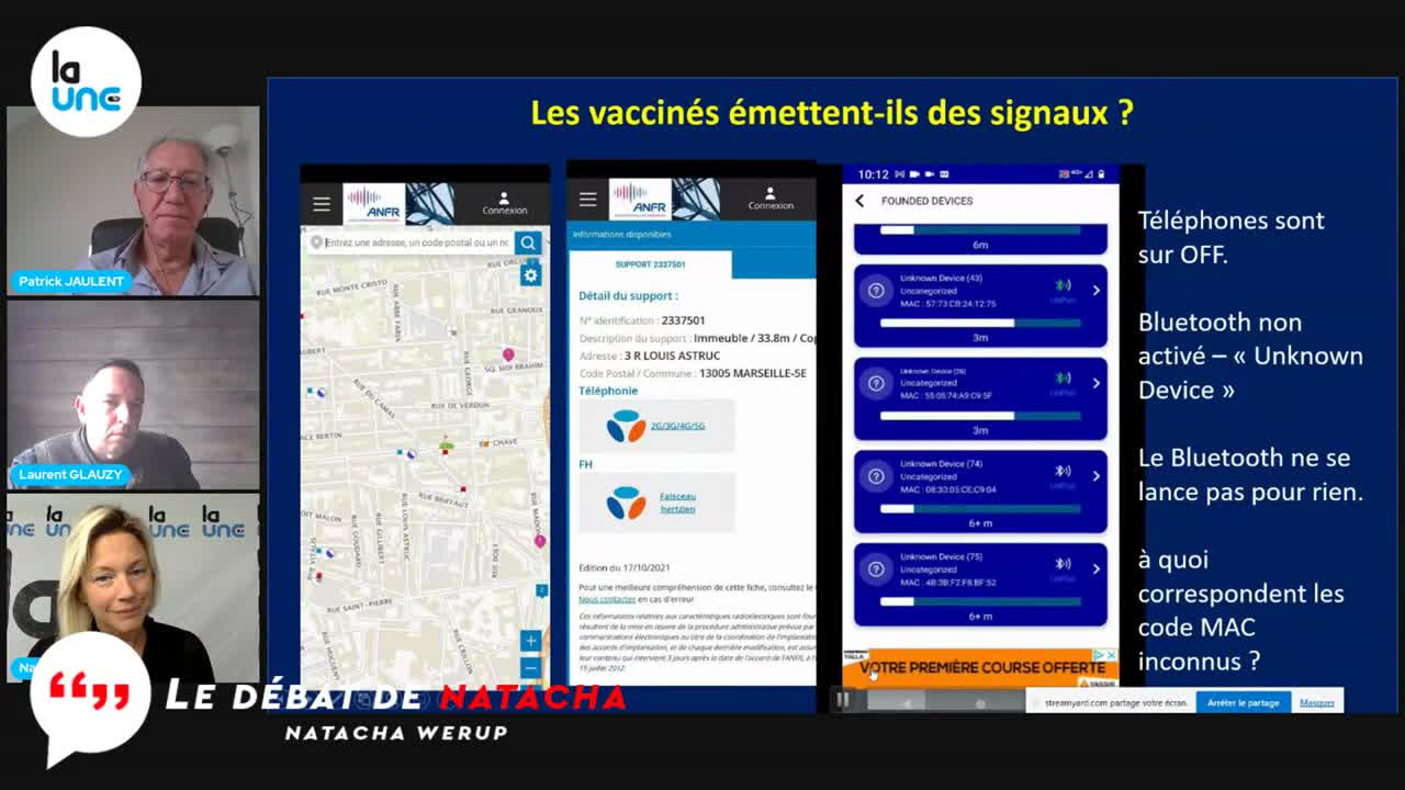 La 5G et la détection des vaccinés avec Patrick Jaulent et Laurent Glauzi - 18 Octobre 2021