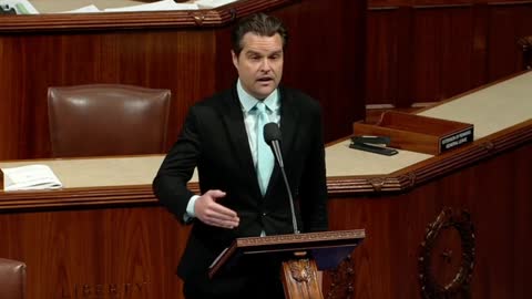 Gaetz OBLITERATES The Left's Tyranny In Powerful Speech