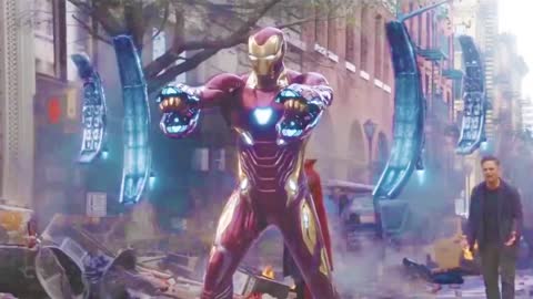 Avengers Infinity War fight scene