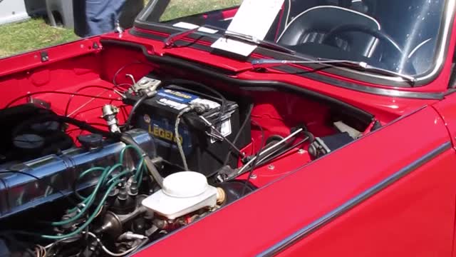 1968 Triumph TR250 with Surrey Top