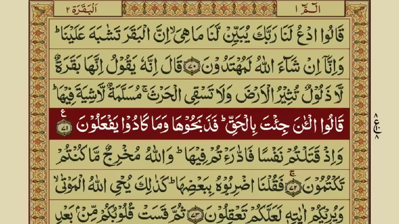 Quran-Para 01/30-Urdu Translation