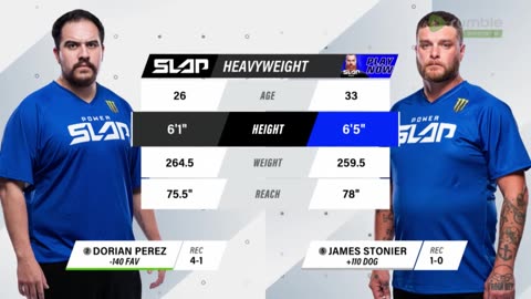 Dorian Perez vs James Stonier - Power Slap 4 Full Match
