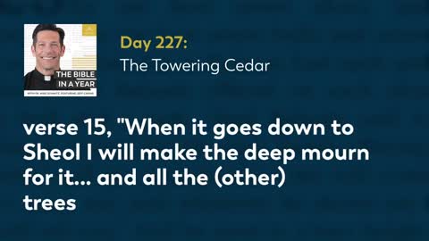 Day 227: The Towering Cedar — The Bible in a Year (with Fr. Mike Schmitz)