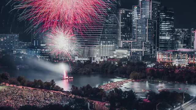 The fireworks spot versus the fireworks shot