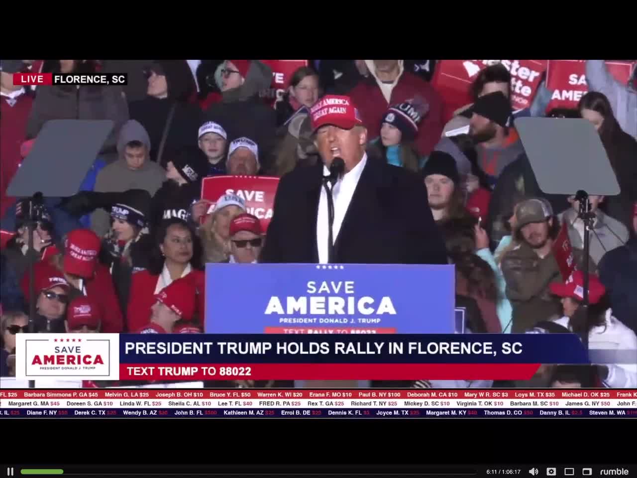 President Donald Trump / Joe Biden is physically and mentally challenged #SaveAmerica #MAGA
