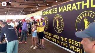 Watch: Athletes streaming into KZN for Comrades Marathon