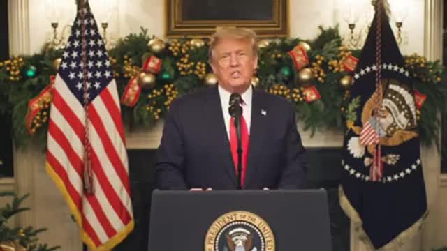 POTUS Speaks to the Nation via Facebook 12/23/20