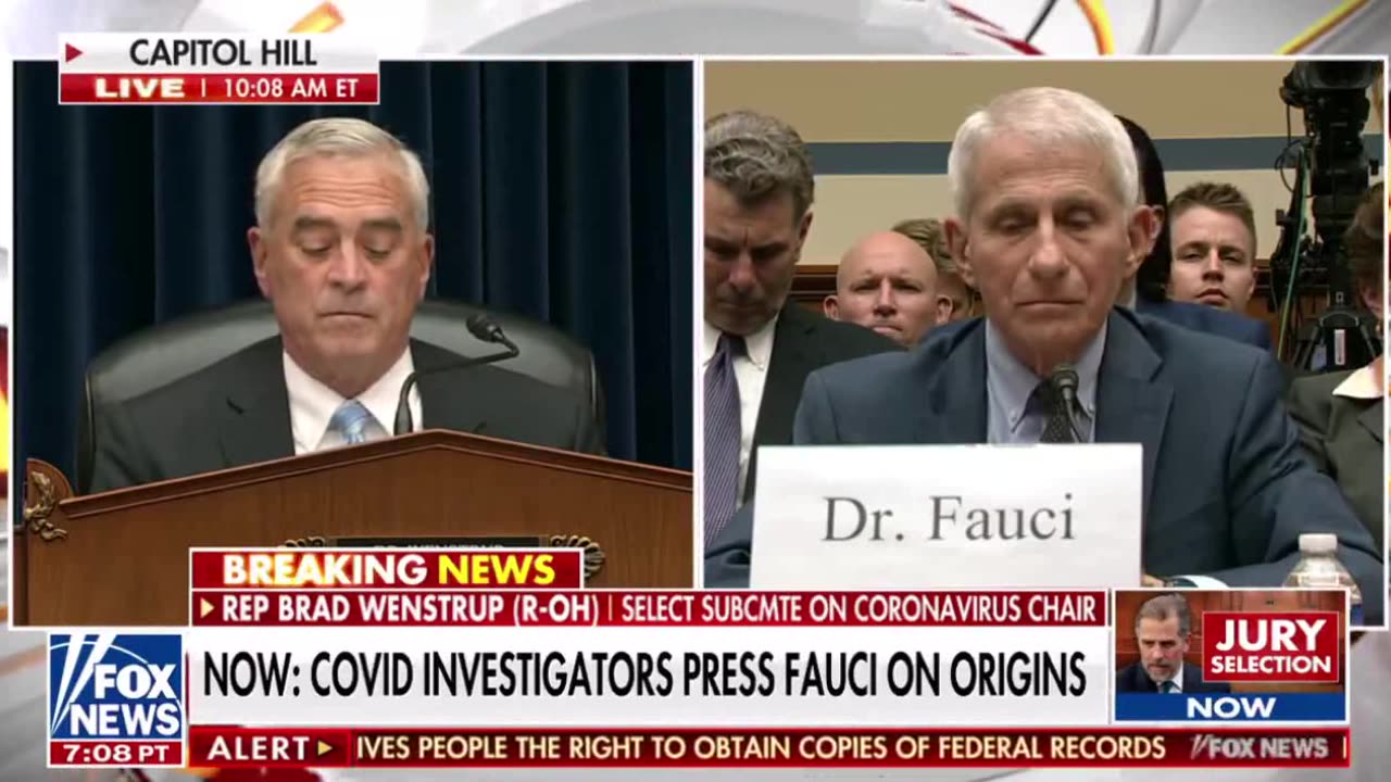 Fauci getting grilled at the hearings into the "Plandemic"......