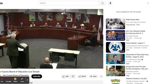 Part 3 Kern County Superintendent of Schools Board Meeting Tuesday, August 8, 2023