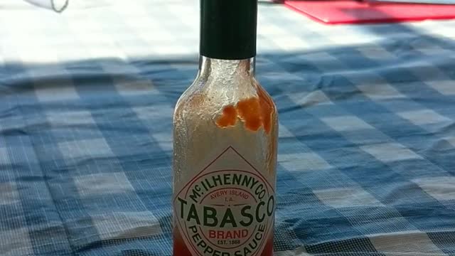 Dancing Hot Sauce Bottle