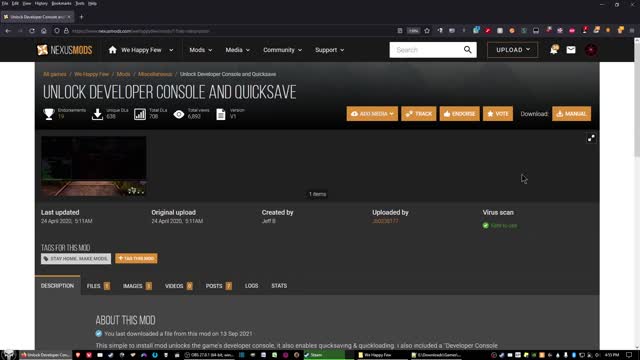 Adding Quicksave And Quickload Feature In We Happy Few